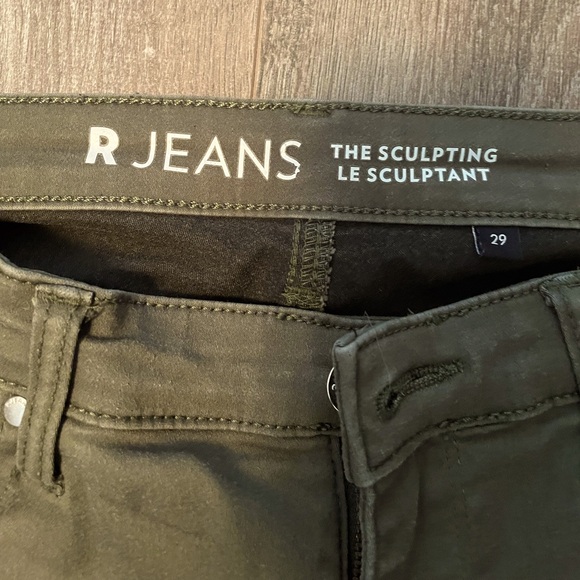 Reitmans sculpting olive green jeans - Picture 2 of 2